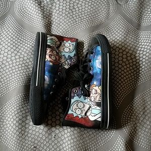 Rick and morty high tops